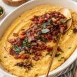 Creamy Pumpkin Polenta Creamy Pumpkin Polenta Creamy Pumpkin Polenta in bowl
