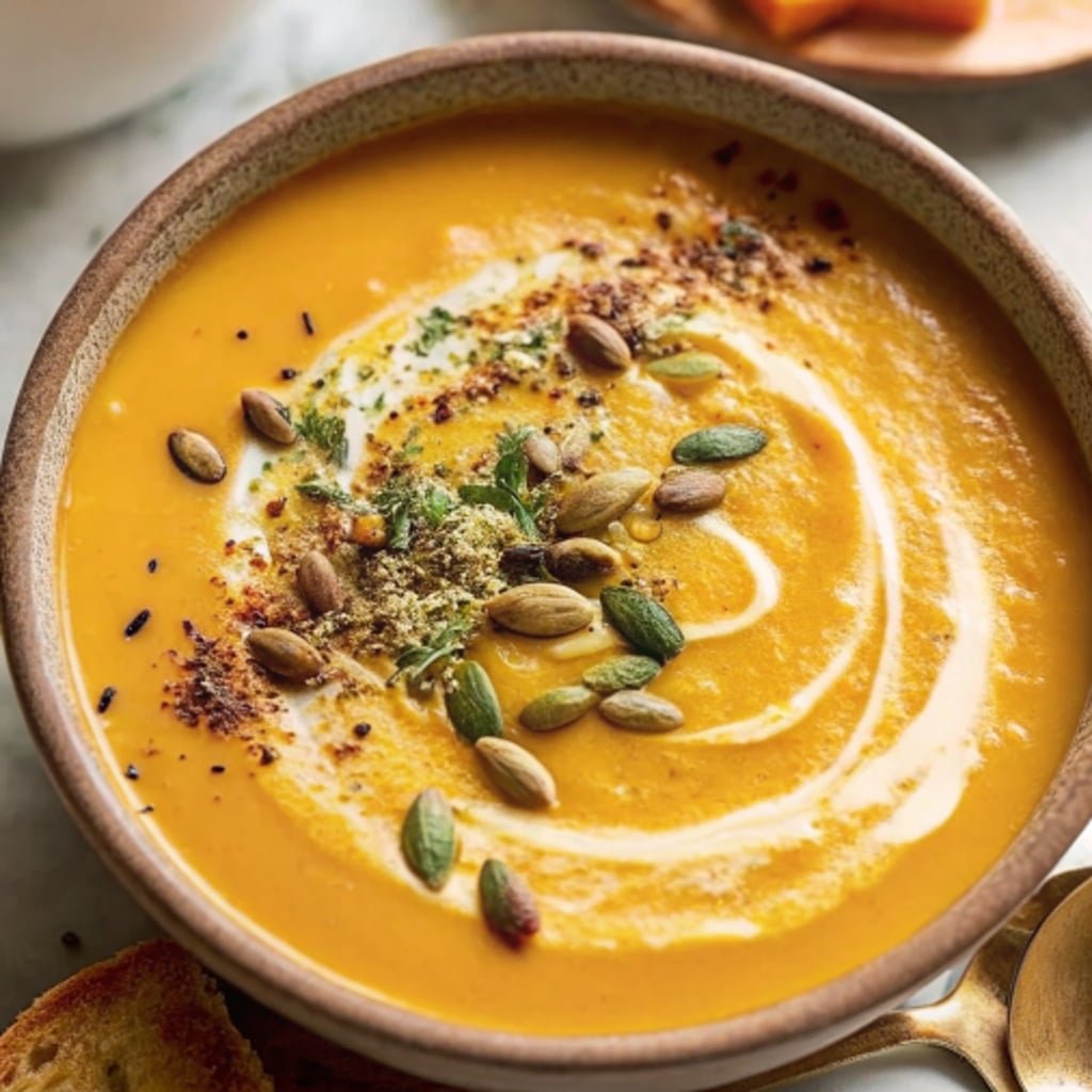 Roasted Butternut Squash Soup: Velvety-Creamy Fall Comfort Roasted Butternut Squash Soup Roasted Butternut Squash Soup served
