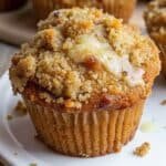Carrot Cake Muffins with Crumb Topping