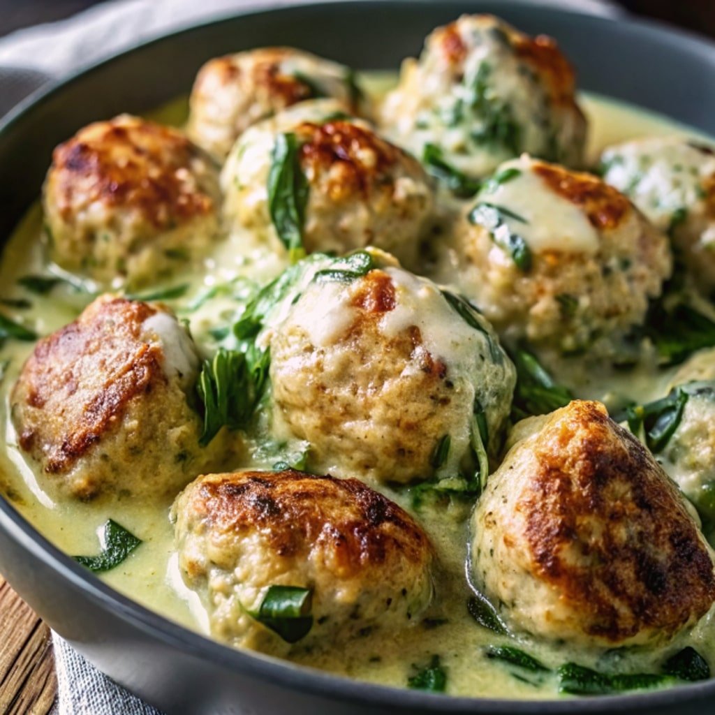 Festive Christmas Appetizers: Crowd-Pleasing Bites for Holiday Entertaining chicken ricotta spinach meatballs pillar