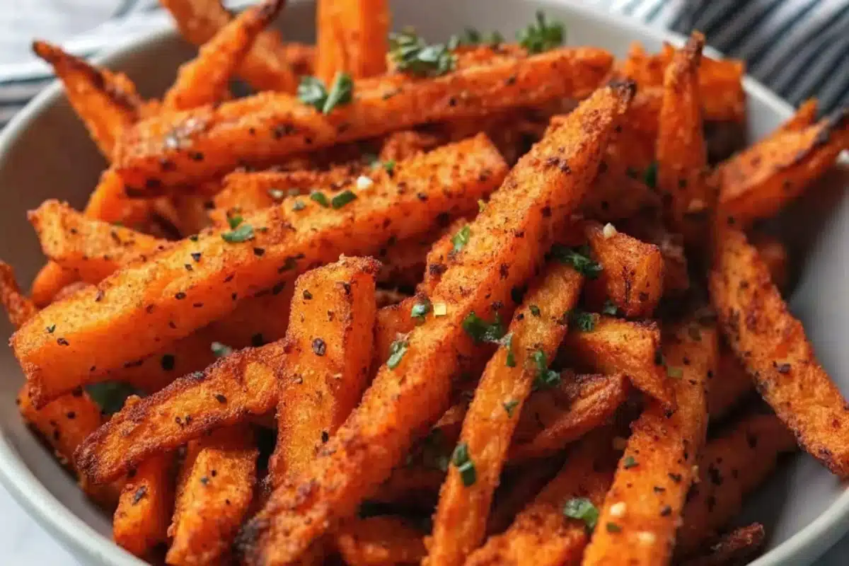 Crispy Sweet Potato Fries Crispy Sweet Potato Fries Crispy Sweet Potato Fries