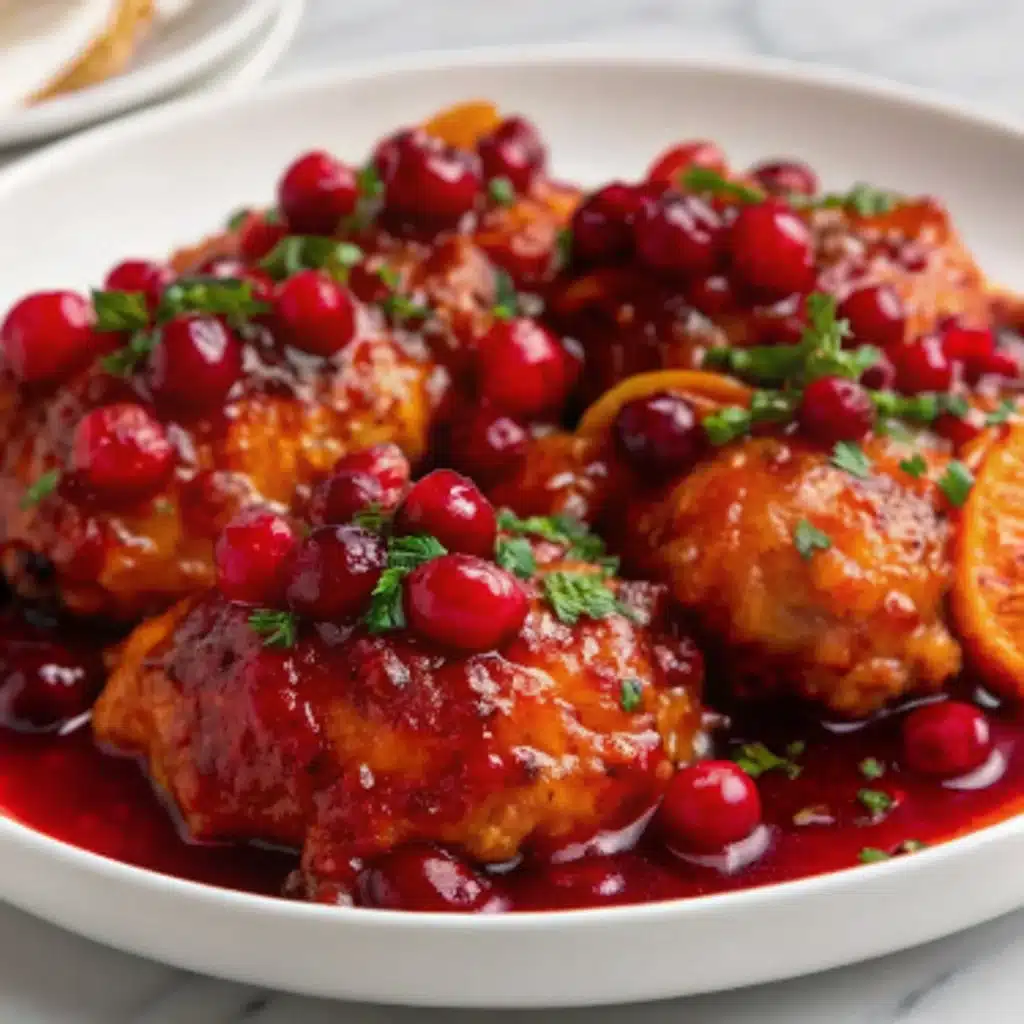 Cranberry Orange Glazed Chicken Cranberry Orange Glazed Chicken Cranberry Orange Glazed Chicken