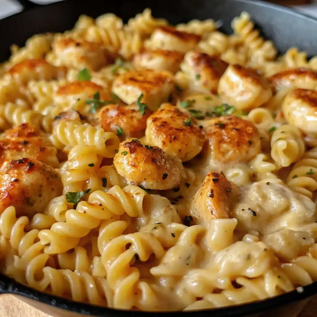 Cheesy Cajun Garlic Chicken Rotini Skillet Cheesy Cajun Garlic Chicken Rotini Skillet Cheesy Cajun Garlic Chicken Rotini Skillet