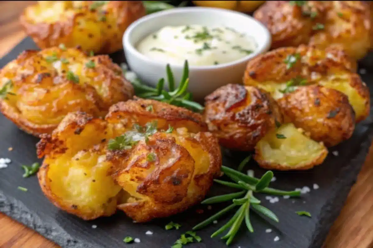 Crispy Smashed Potatoes Crispy Smashed Potatoes Crispy Smashed Potatoes