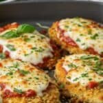 Healthy air fryer chicken parmesan