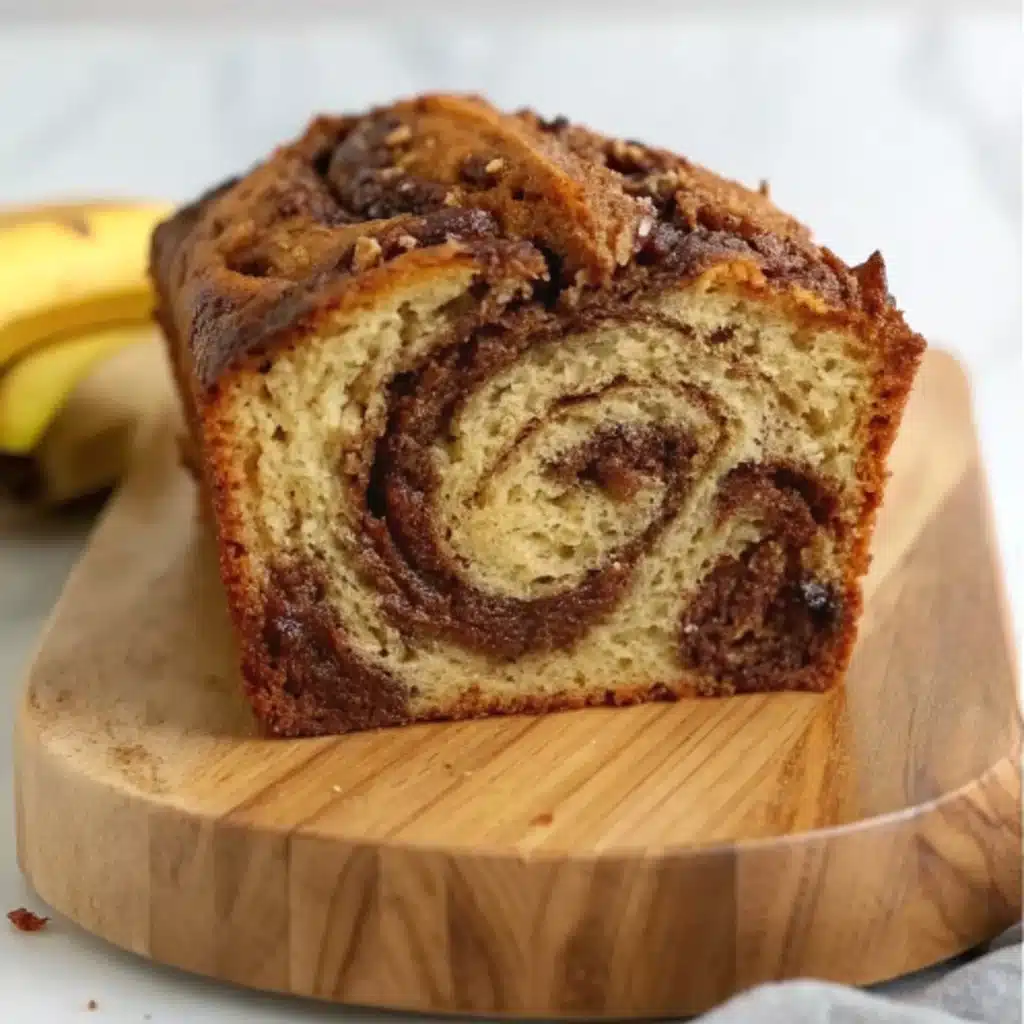 Nutella Swirled Banana Bread