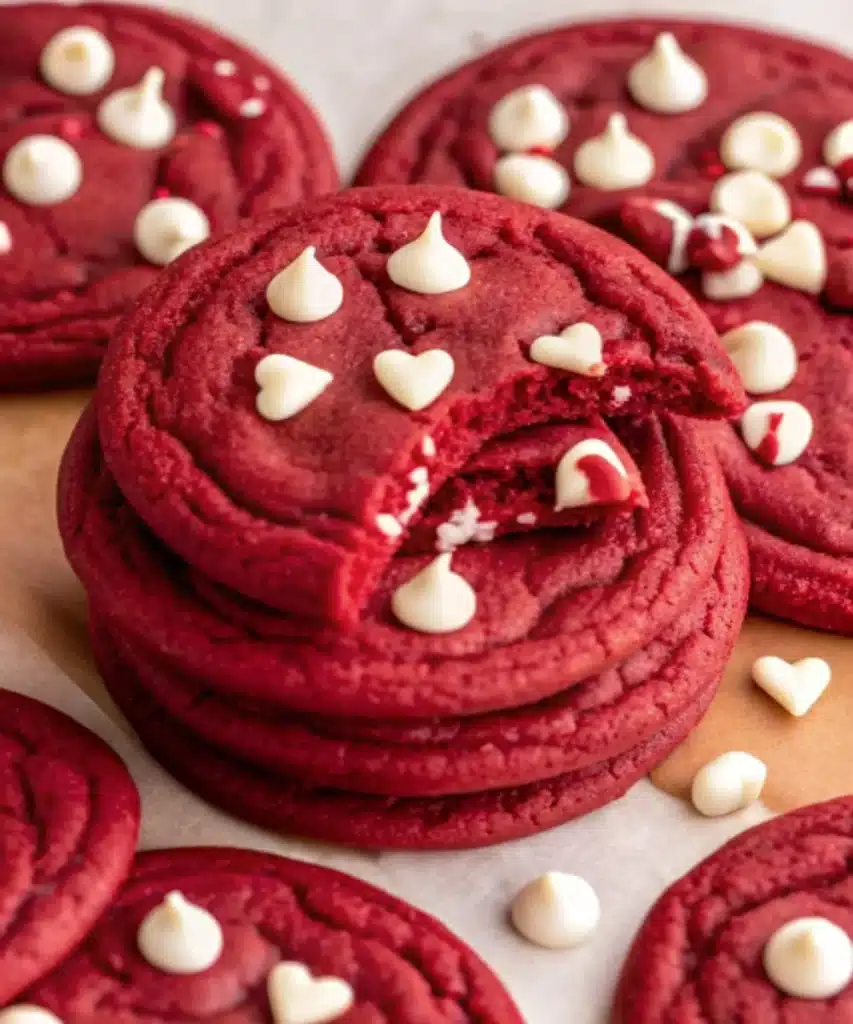 Valentines Day Red Velvet Cookies Recipe