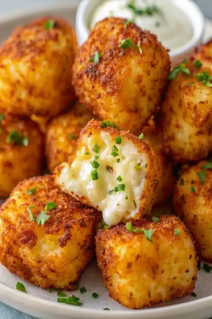 Two Ingredient Cottage Cheese Tots