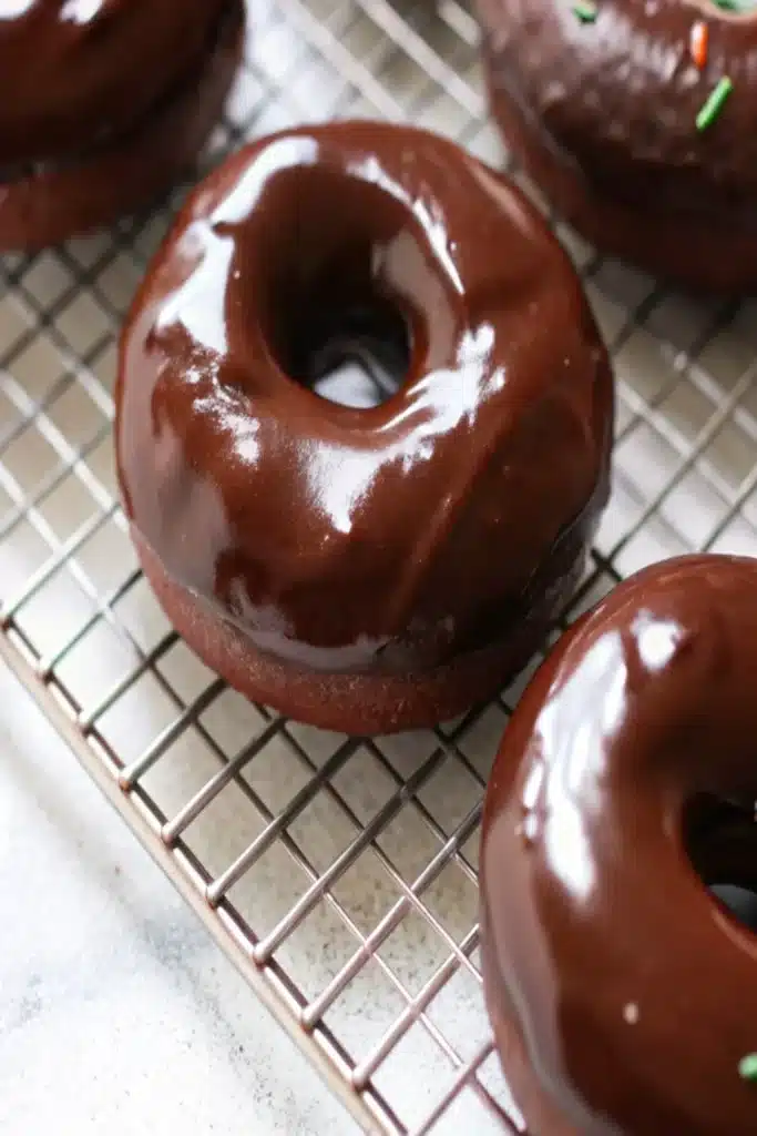 Decadent Chocolate Baked Donuts