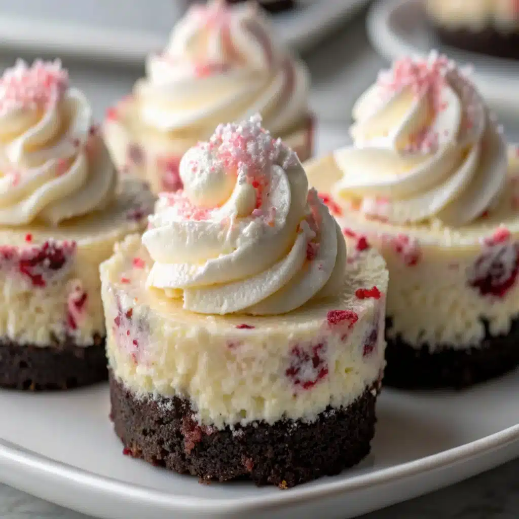 Peppermint Cheesecake Bites with Oreo Crust Peppermint Cheesecake Bites with Oreo Crust Peppermint Cheesecake Bites with Oreo Crust