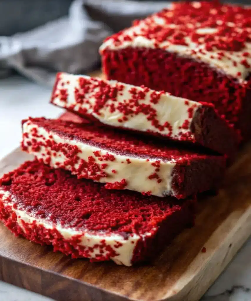 Red Velvet Loaf Cake