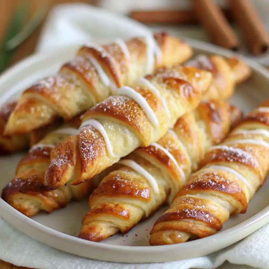 Baked Cinnamon Twists with Crescent Rolls