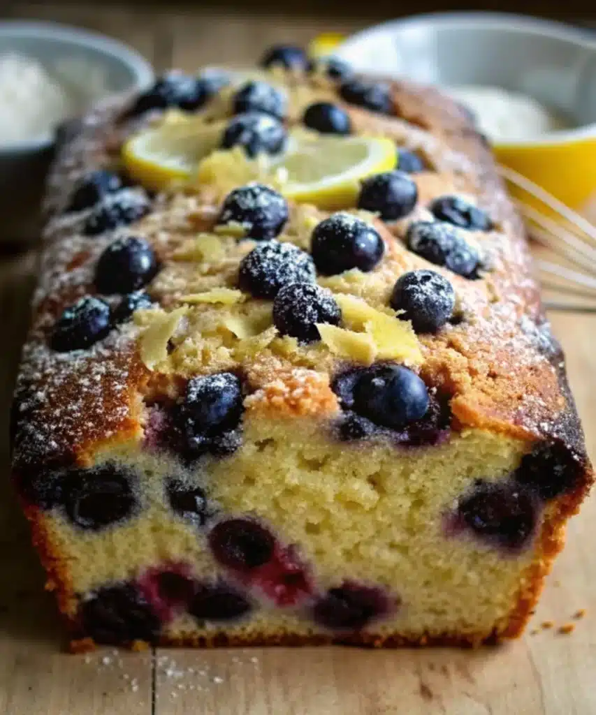 One-Bowl Lemon-Blueberry Quick Bread