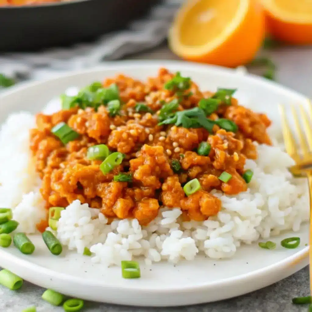 Ground Orange Chicken Ground Orange Chicken Ground Orange Chicken