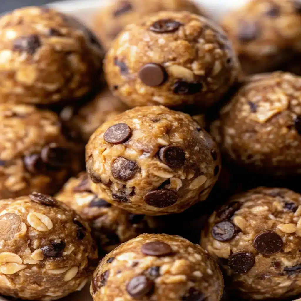 No-Bake Chocolate Peanut Butter Protein Balls