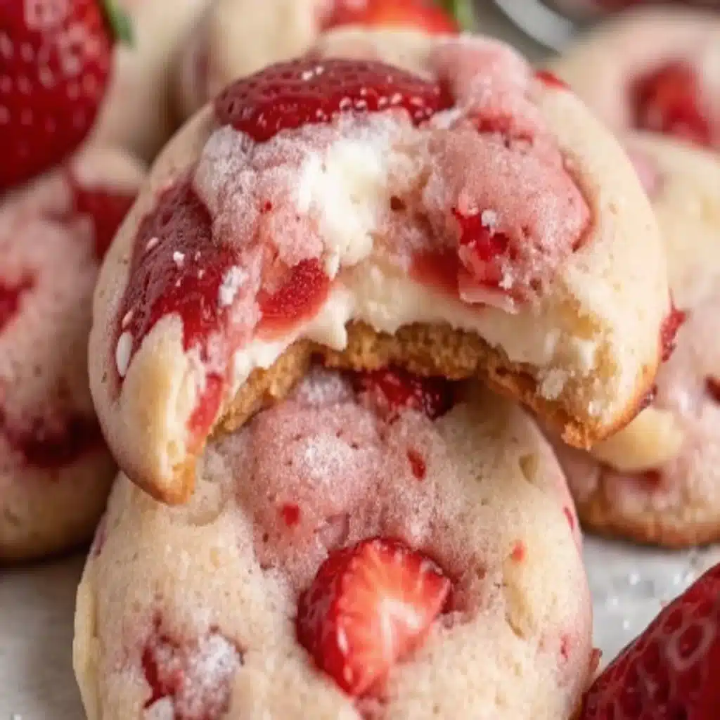 Strawberry Cheesecake Cookies Recipe with Homemade Jam Strawberry Cheesecake Cookies Recipe Strawberry Cheesecake Cookies Recipe with Homemade Jam