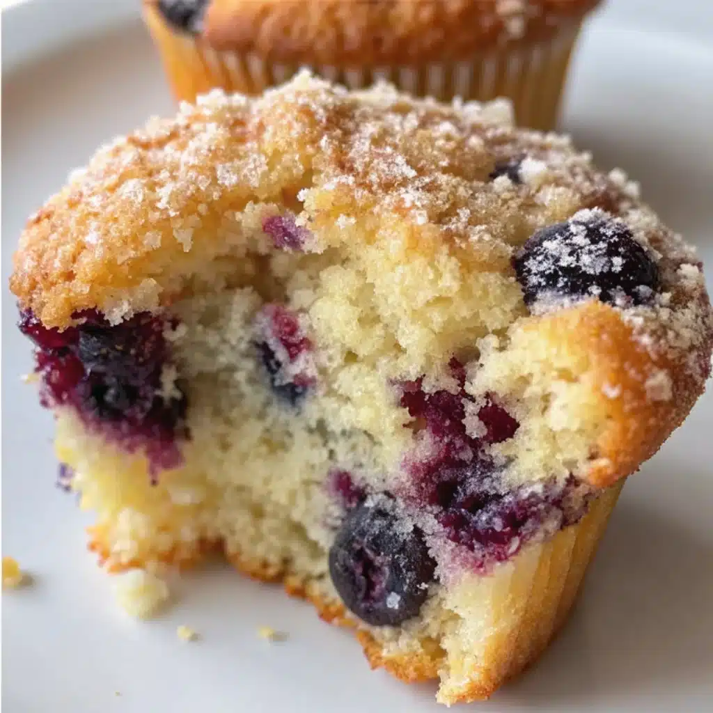 Bakery Style Blueberry Muffins
