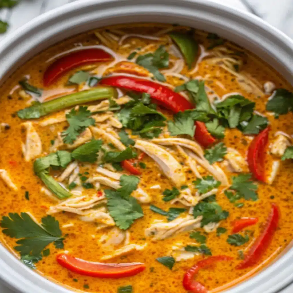 Crockpot Thai Coconut Chicken Soup Crockpot Thai Coconut Chicken Soup Crockpot Thai Coconut Chicken Soup