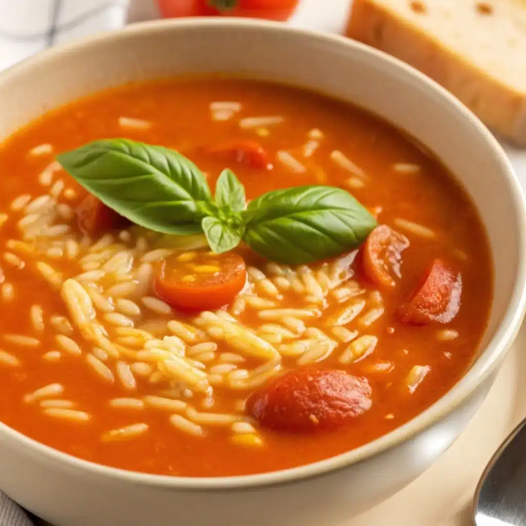 Tomato Orzo Soup