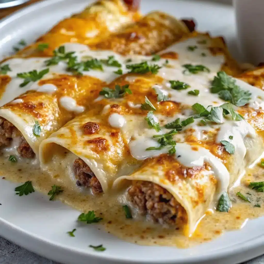 Decadent Breakfast Enchiladas with Sausage Gravy