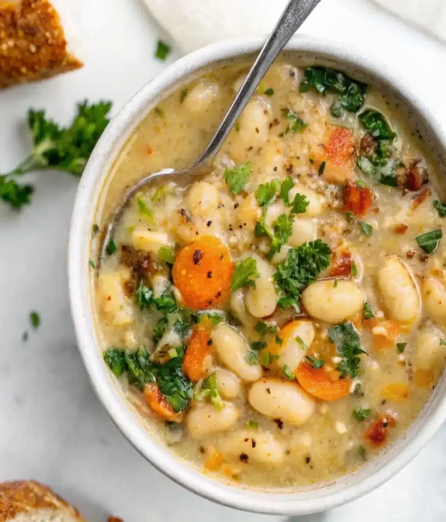 Best Tuscan White Bean Soup