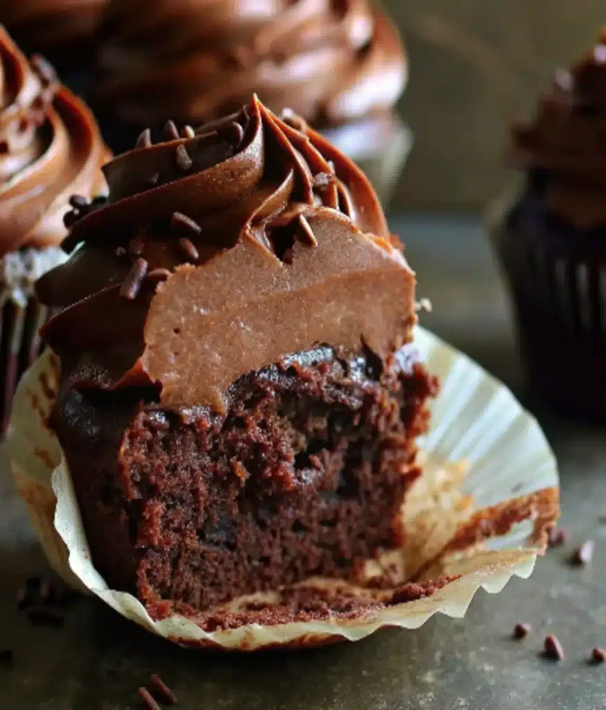Ultimate Double Chocolate Cupcakes