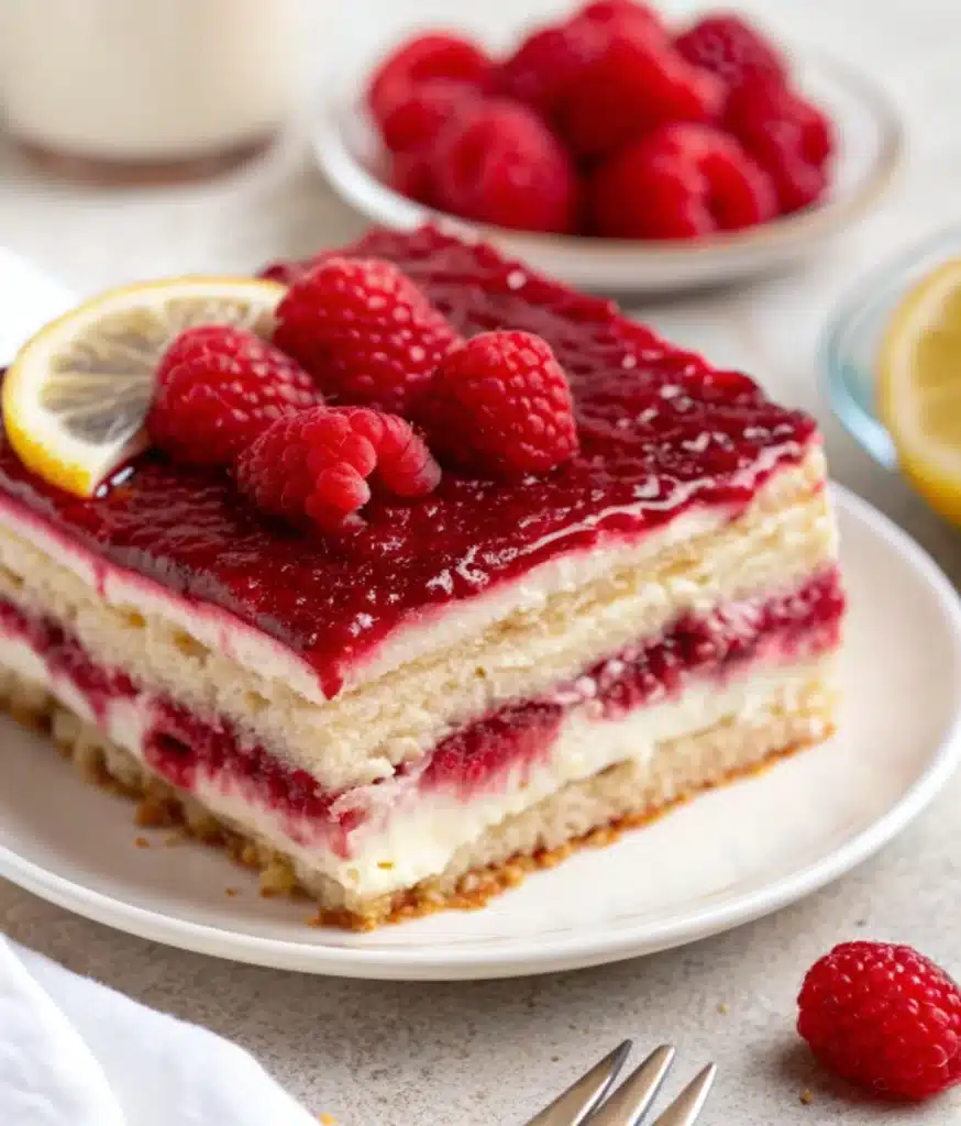 Fresh Raspberry Tiramisu