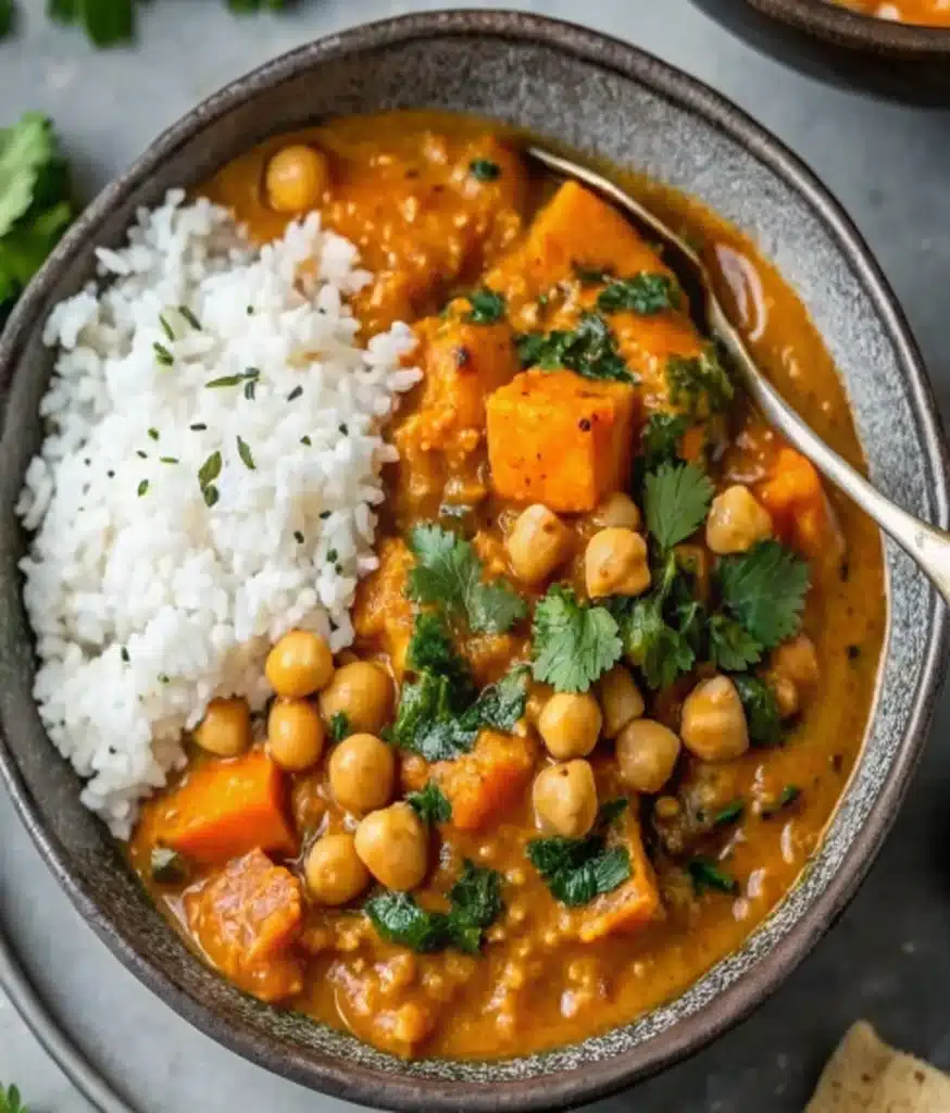 Sweet Potato and Chickpea Curry