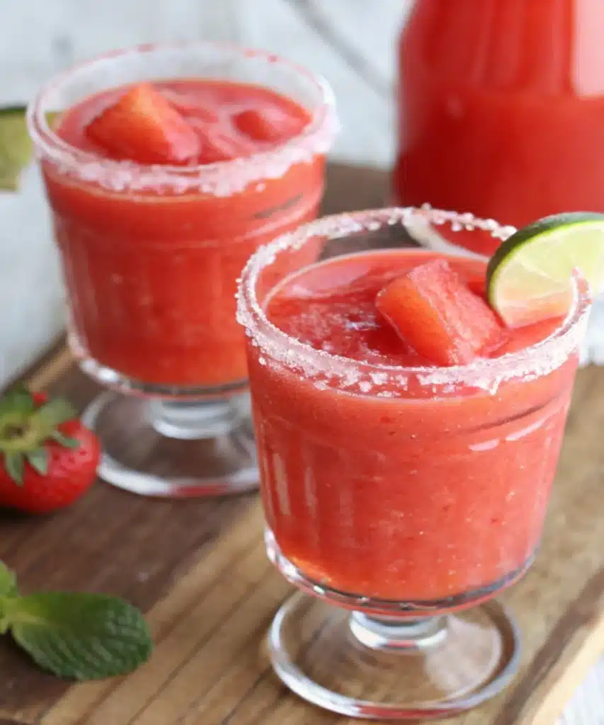 The BEST Strawberry Margarita Recipe