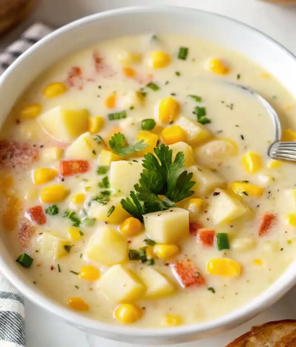 Instant Pot Potato Corn Chowder