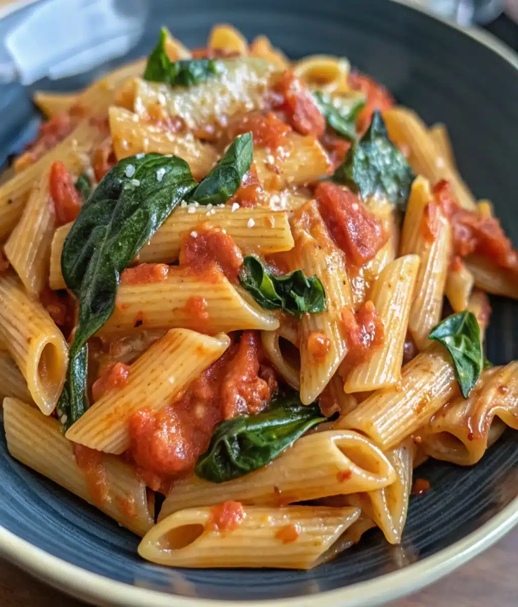 Creamy Tomato Spinach Pasta Creamy Tomato Spinach Pasta Creamy Tomato Spinach Pasta
