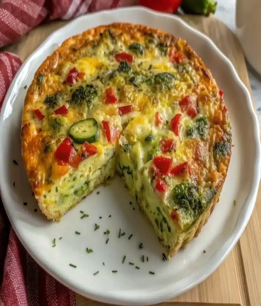 Crustless Veggie Quiche