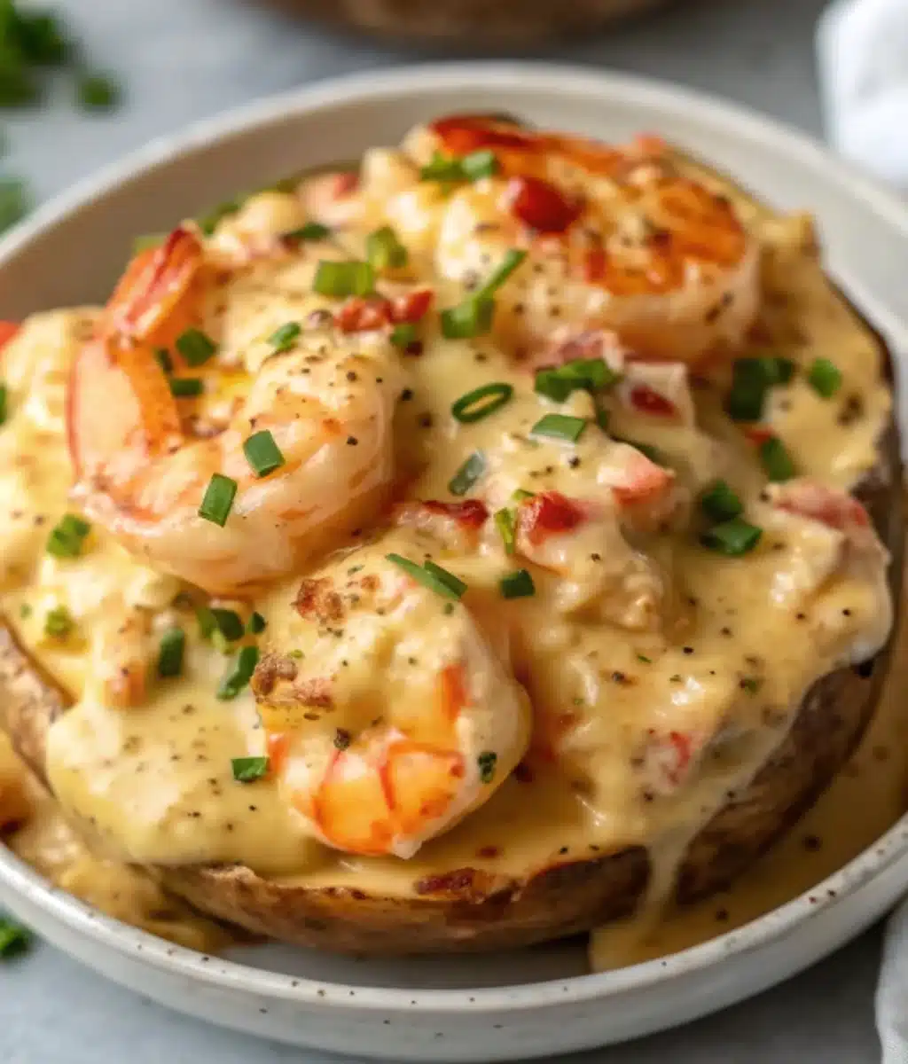 Loaded Cajun Seafood Stuffed Potatoes Loaded Cajun Seafood Stuffed Potatoes Loaded Cajun Seafood Stuffed Potatoes