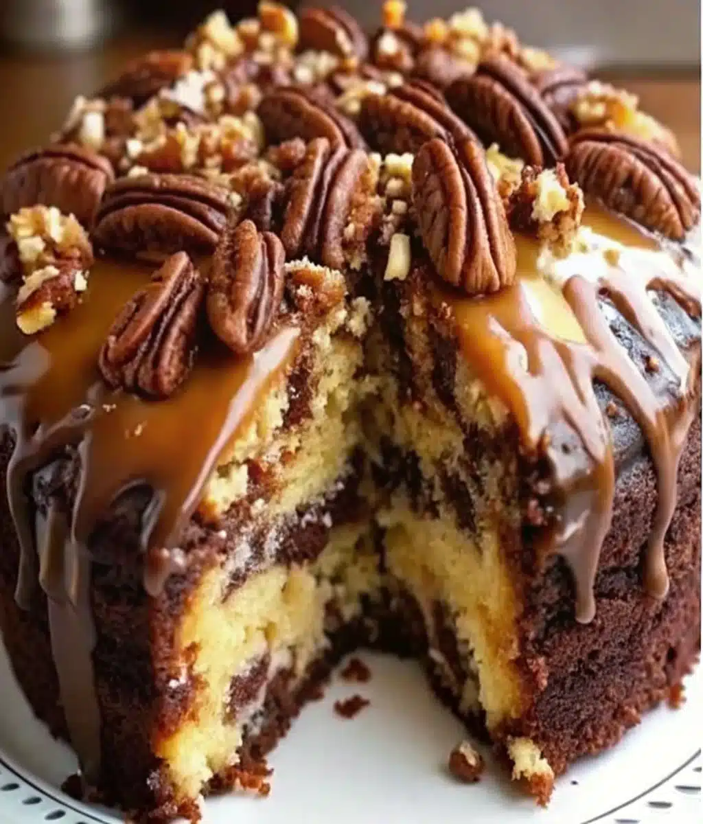 German Chocolate Pecan Pound Cake German Chocolate Pecan Pound Cake German Chocolate Pecan Pound Cake