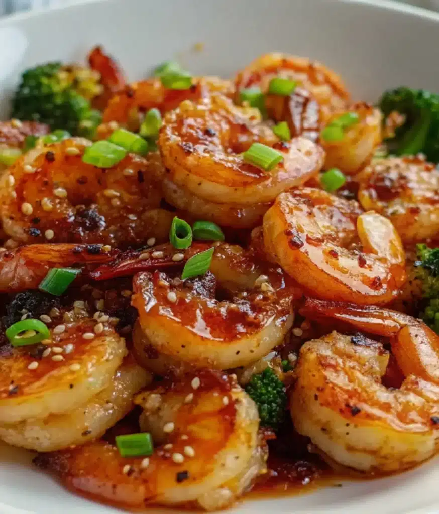 High-Protein Honey Garlic Shrimp