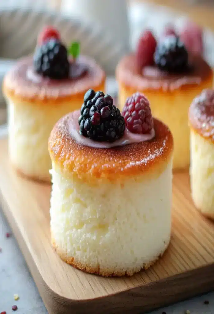 Japanese Cotton Cheesecake Cupcakes