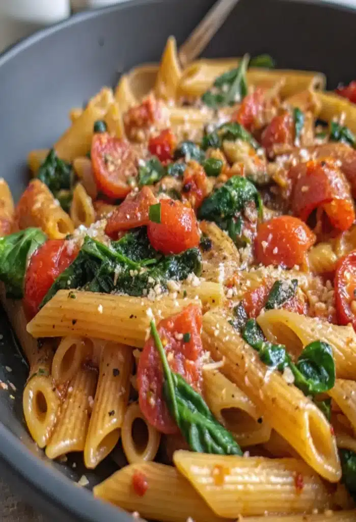 Healthy Tomato Spinach Pasta Healthy Tomato Spinach Pasta Healthy Tomato Spinach Pasta