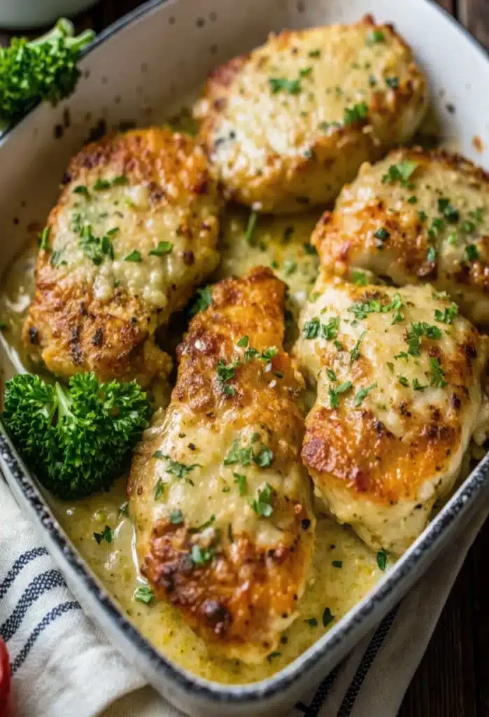 Keto Garlic Parmesan Chicken