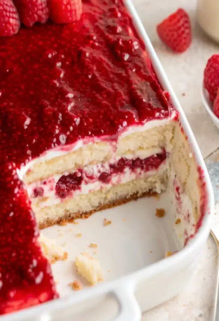 Fresh Raspberry Tiramisu