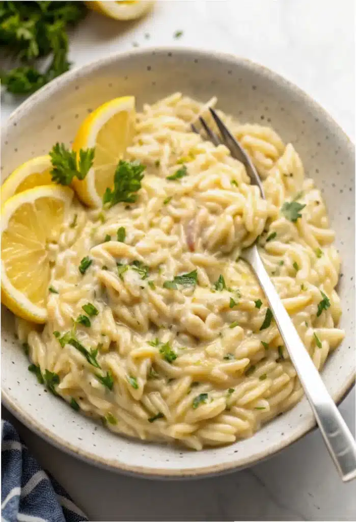 One Pan Lemon Orzo Pasta One Pan Lemon Orzo Pasta One Pan Lemon Orzo Pasta
