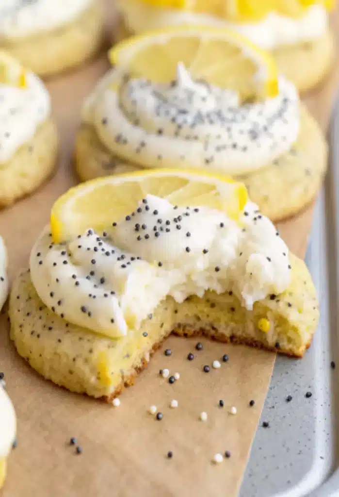 Lemon Poppy Seed Cheesecake Cookie Lemon Poppy Seed Cheesecake Cookie Lemon Poppy Seed Cheesecake Cookie