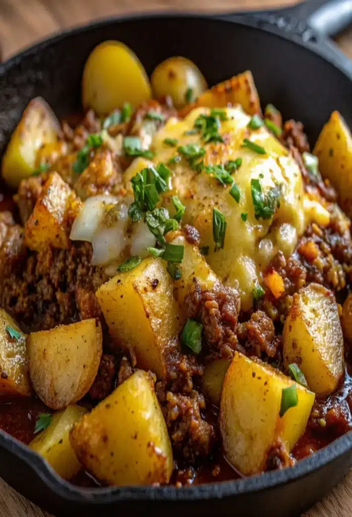 Sloppy Joe Potato Skillet