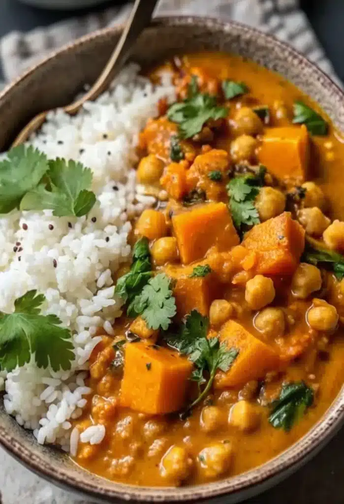 Sweet Potato and Chickpea Curry