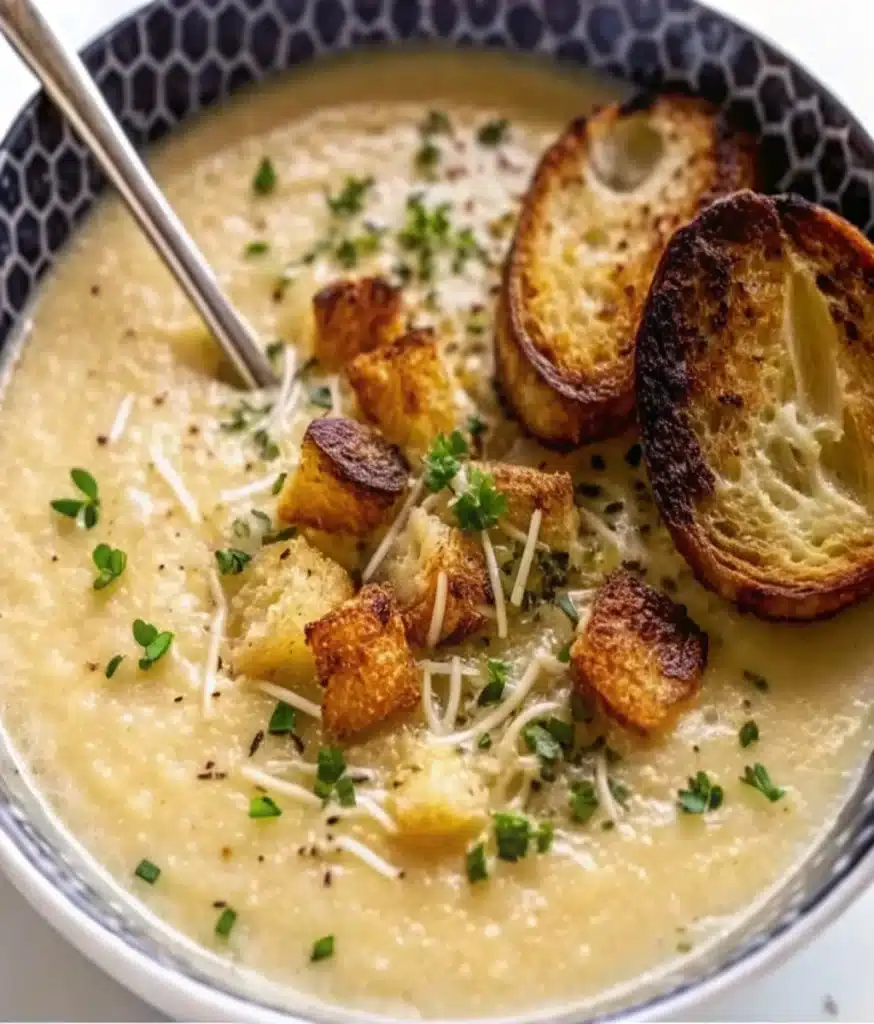 Roasted Garlic Soup