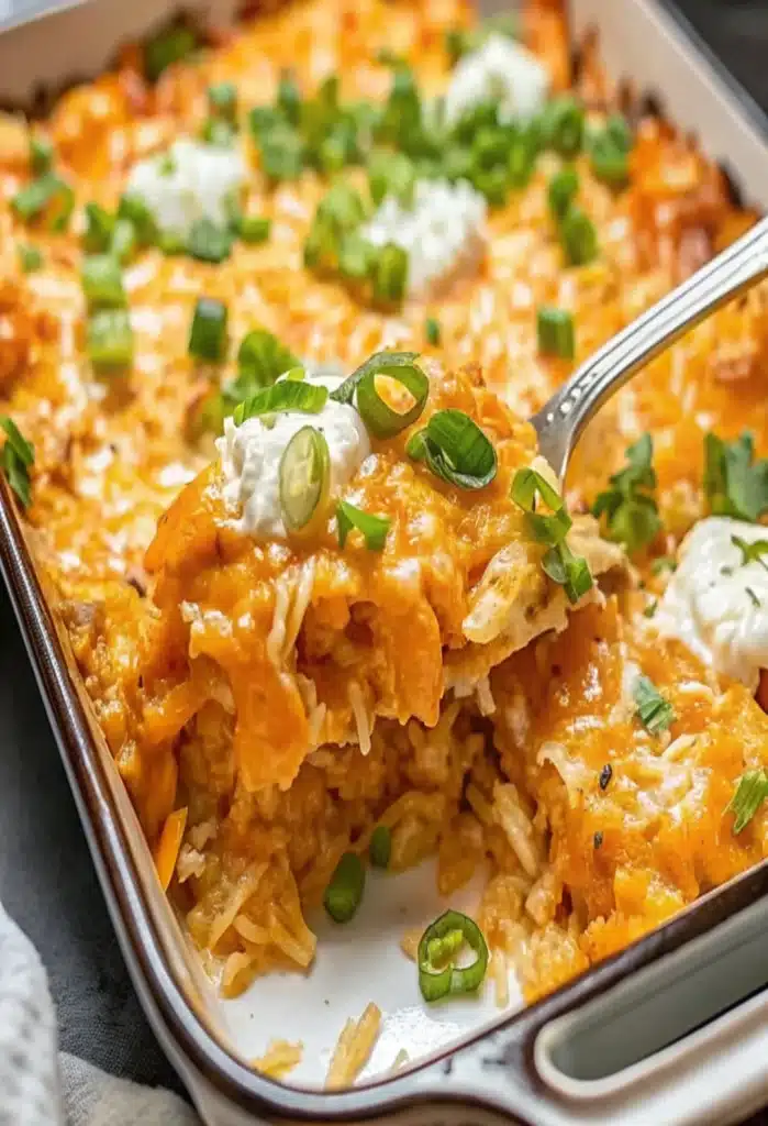 Cheesy Buffalo Chicken and Rice