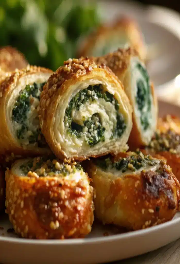 Savory Spinach and Ricotta Rolls
