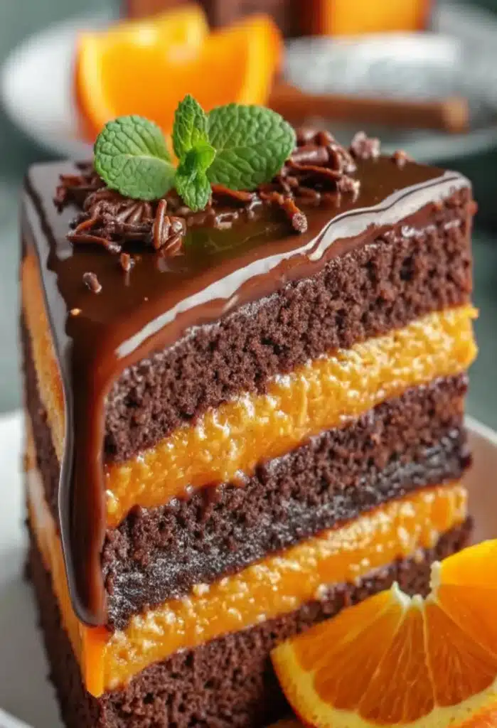 Chocolate Orange Layer Cake