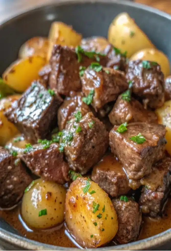 High Protein Slow Cooker Garlic Butter Beef Bites High Protein Slow Cooker Garlic Butter Beef Bites High Protein Slow Cooker Garlic Butter Beef Bites