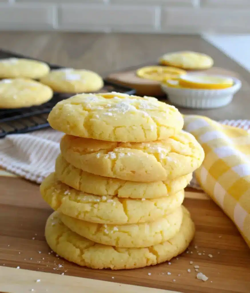 Heavenly Lemon Cake Mix Cookies