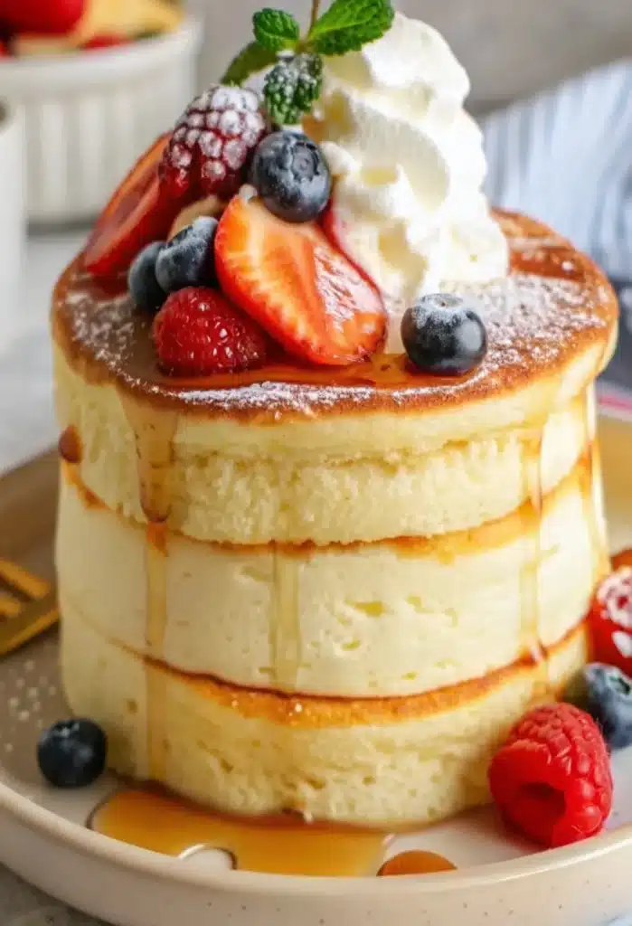 Fluffy Japanese Soufflé Pancakes Fluffy Japanese Soufflé Pancakes Fluffy Japanese Soufflé Pancakes
